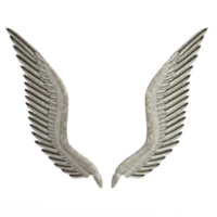 Angel Wings Isolated 3D rendering png