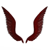 Angel Wings Isolated 3D rendering png