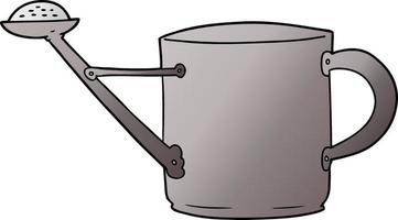 Cartoon cute watering can vector