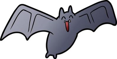 Cartoon vampire bat vector