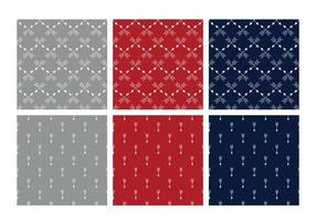 colección de patrones sin fisuras geométricos con flechas .ilustración vectorial vector