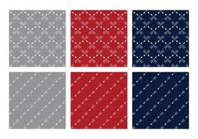 Collection geometric seamless patterns with arrows .vector illustration vector