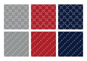 Collection geometric seamless patterns with arrows .vector illustration vector