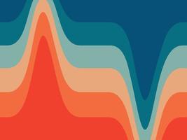 Psychedelic retro groove background vector