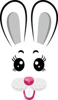 The rabbit is the symbol of 2023. Vector illustration