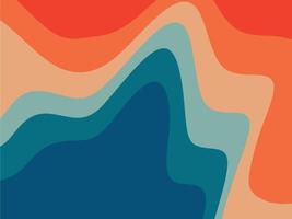 Psychedelic retro groove background vector