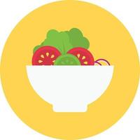 salad bowl vector illustration on a background.Premium quality symbols.vector icons for concept and graphic design.