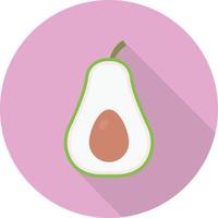 avocado vector illustration on a background.Premium quality symbols.vector icons for concept and graphic design.