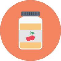 jam jar vector illustration on a background.Premium quality symbols.vector icons for concept and graphic design.