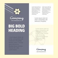 Football Business Company Poster Template with place for text and images vector background