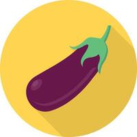 eggplant vector illustration on a background.Premium quality symbols.vector icons for concept and graphic design.