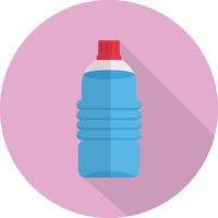 ilustración de vector de botella de agua en un fondo. símbolos de calidad premium. iconos vectoriales para concepto y diseño gráfico.