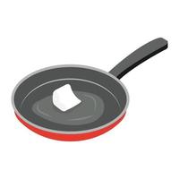frying pan vector illustration on a background.Premium quality symbols.vector icons for concept and graphic design.