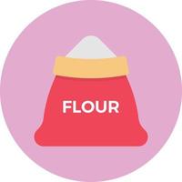 flour vector illustration on a background.Premium quality symbols.vector icons for concept and graphic design.