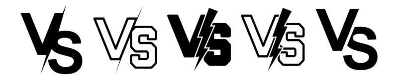 Versus screen. Vs battle or duel. Vector background