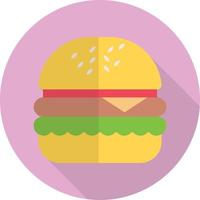 burger vector illustration on a background.Premium quality symbols.vector icons for concept and graphic design.