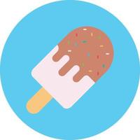 ilustración de vector de helado en un fondo. símbolos de calidad premium. iconos vectoriales para concepto y diseño gráfico.