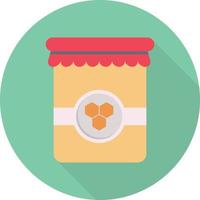 honey jar vector illustration on a background.Premium quality symbols.vector icons for concept and graphic design.