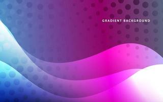 Abstract wave shape gradient modern background vector