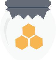 honey jar vector illustration on a background.Premium quality symbols.vector icons for concept and graphic design.