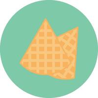 ilustración vectorial de samosa en un fondo. símbolos de calidad premium. iconos vectoriales para concepto y diseño gráfico. vector