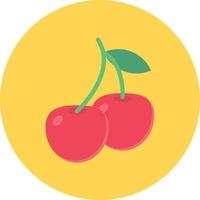 cherry vector illustration on a background.Premium quality symbols.vector icons for concept and graphic design.