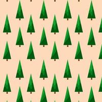 Christmas tree forest seamless pattern background.Vector illustration vector