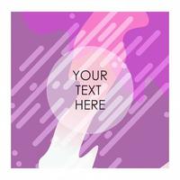 Colorful background with typography vector