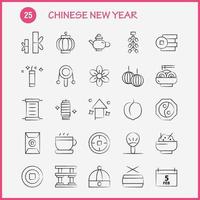 Chinese New Year Hand Drawn Icon Pack For Designers And Developers Icons Of Calendar Feb Month Schedule Chinese New Toy Year Vector