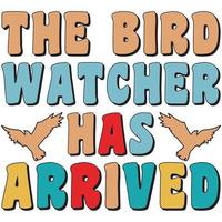 The Bird Watcher Has Arrived vector