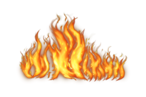realistische brennende feuerflammen, brennende heiße funken realistische feuerflamme, feuerflammeneffekt mit schwarzem rauch png