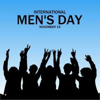 International Men's Day theme vector illustration. Suitable for Poster, Banners, background and greeting card.