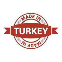 Turkey stamp design vector