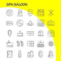 Spa Saloon Hand Drawn Icon Pack For Designers And Developers Icons Of Food Travel Eat Soup Cream Cream Jar Spa Vector