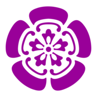 Purple flower kamon png