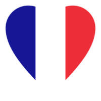 eu amo frança transparente png