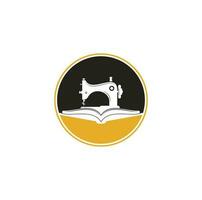 Book Manual sew machine logo. Simple illustration of manual sew machine icon. vector