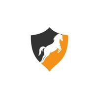 Horse vector logo design. Horse sign icon.