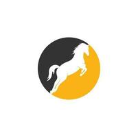 Horse vector logo design. Horse sign icon.