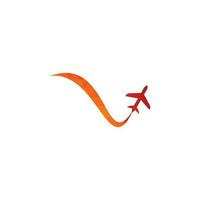 Airplane Travel Logo. vector