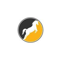 Horse vector logo design. Horse sign icon.