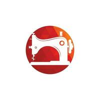 Manual sew machine icon. Simple illustration of manual sew machine icon. vector