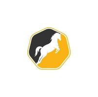 Horse vector logo design. Horse sign icon.