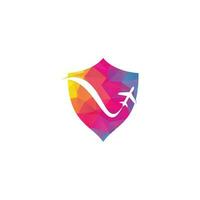 Airplane Travel Logo. vector