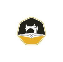 Book Manual sew machine logo. Simple illustration of manual sew machine icon. vector