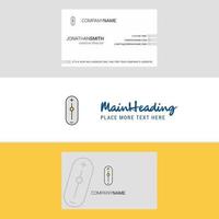 Beautiful Zoom in zoom out Logo and business card vertical Design Vector