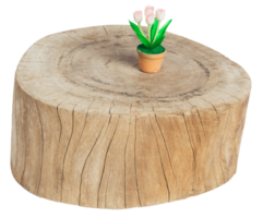 Tree in flowerpot isolated png