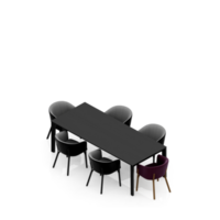 Isometric Table 3D render png