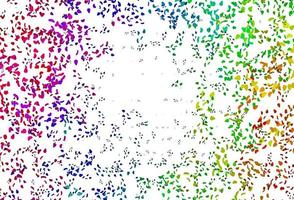 Light Multicolor, Rainbow vector background with abstract forms.