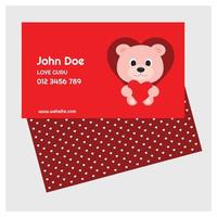 Valentine's day design typography and card with elegent design vector